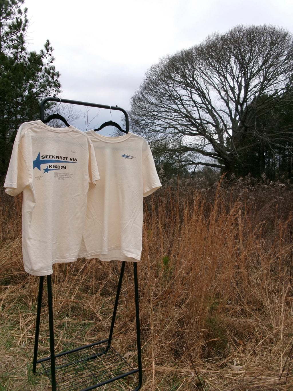 Retro "Seek First His Kingdom" T-Shirt