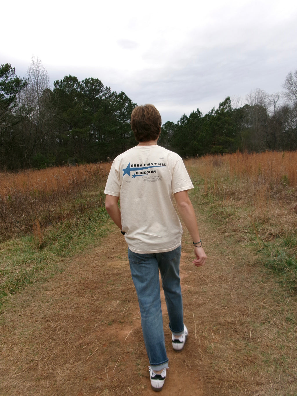 Retro "Seek First His Kingdom" T-Shirt