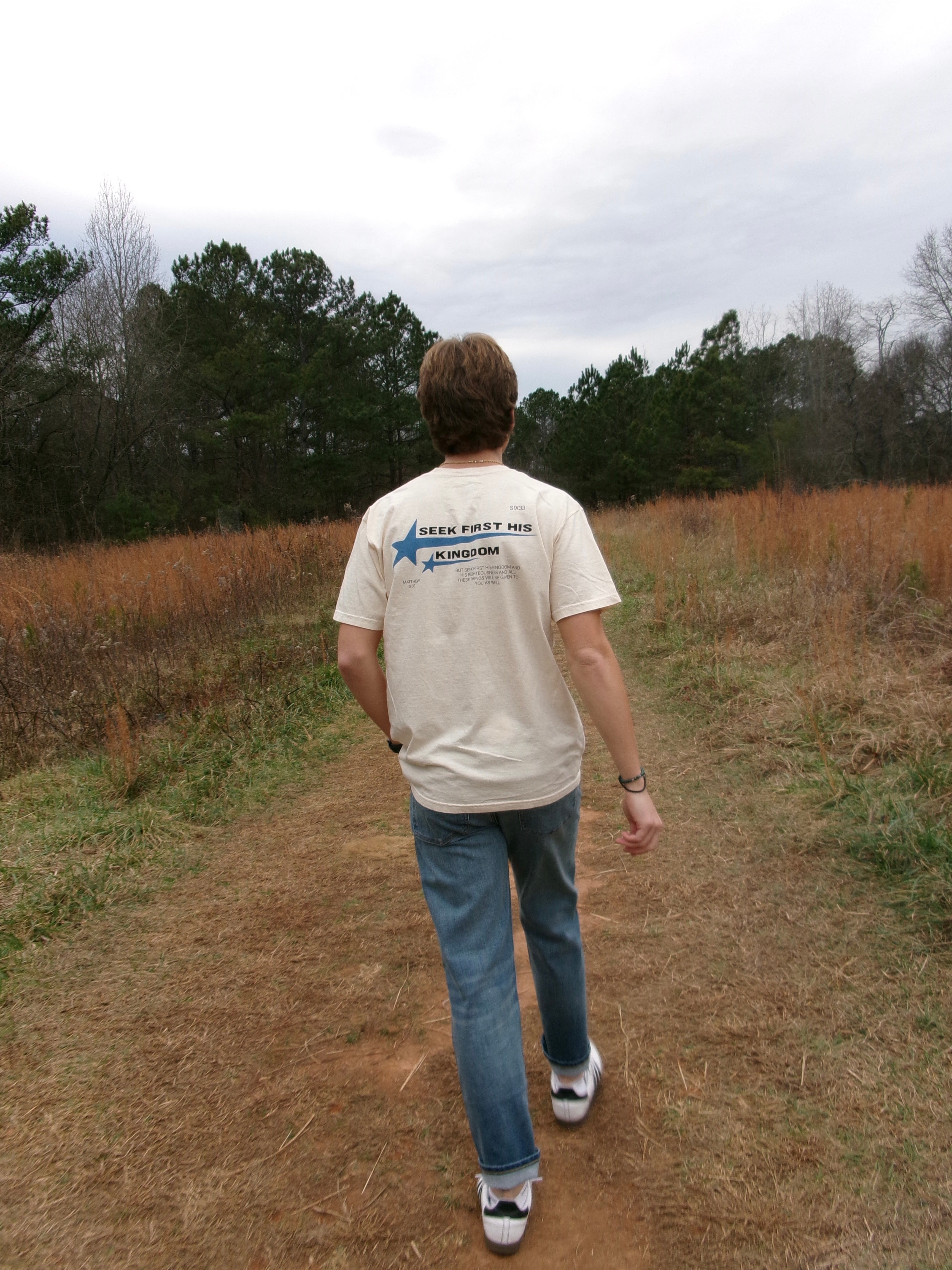 Retro "Seek First His Kingdom" T-Shirt
