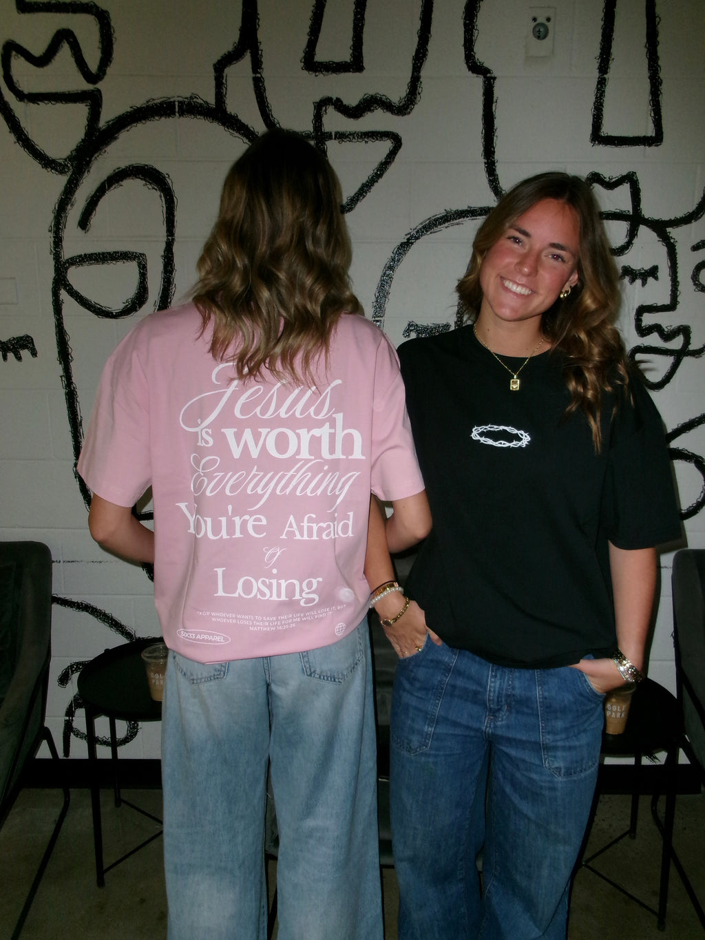 Jesus is Worth T-Shirt (Pink)