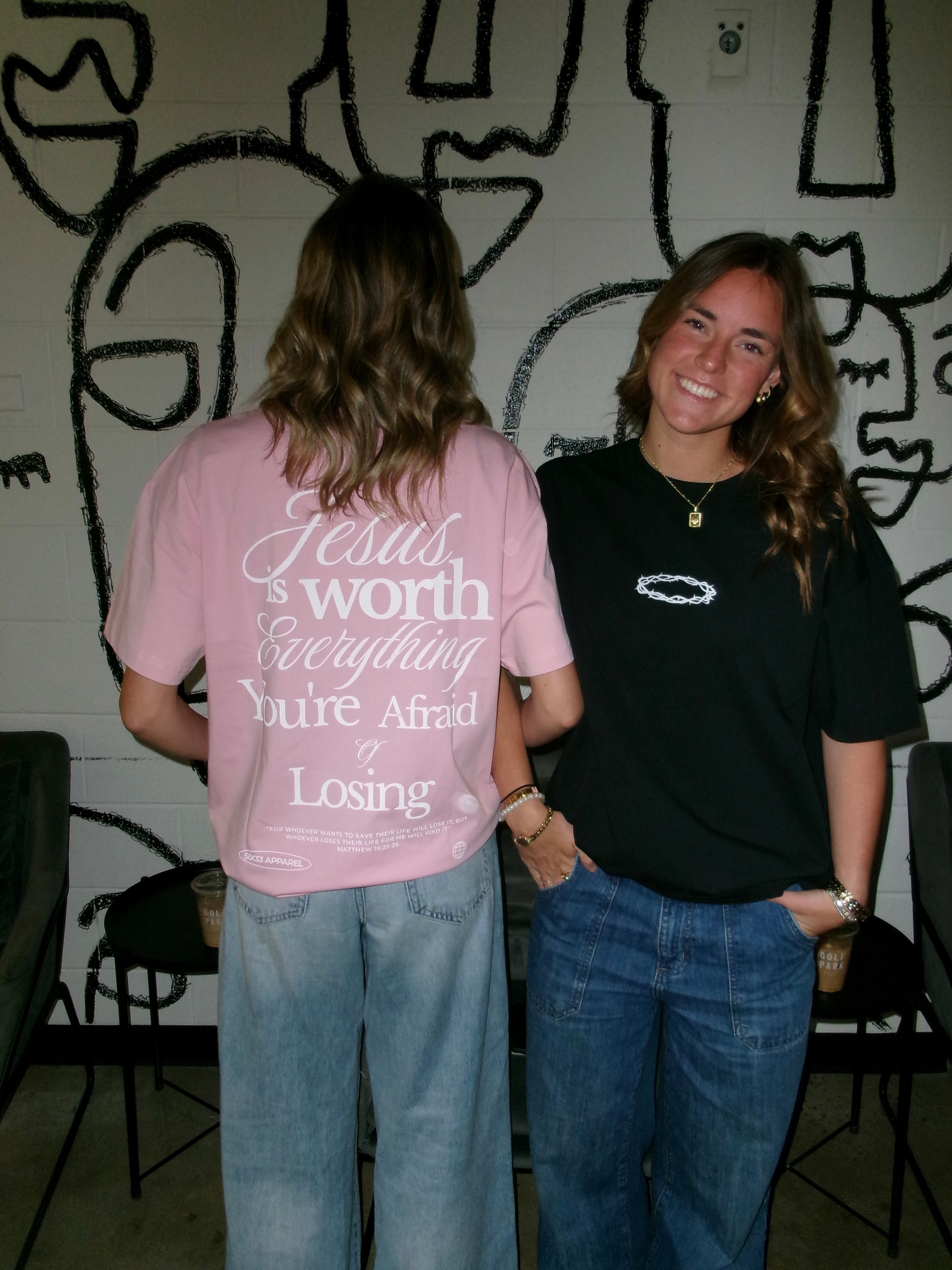 Jesus is Worth T-Shirt (Pink)