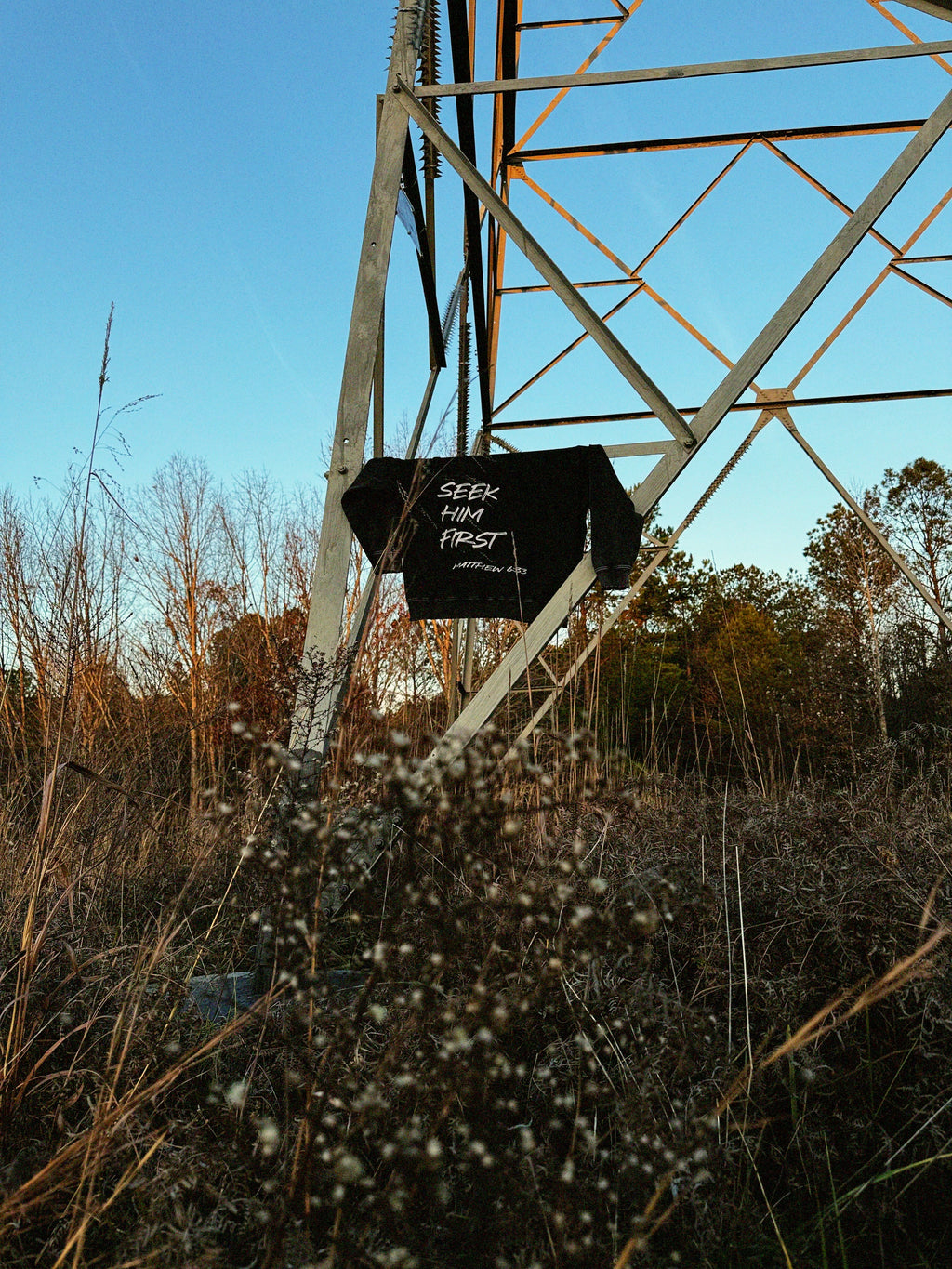 Non-Distressed "Seek Him First" Hoodie