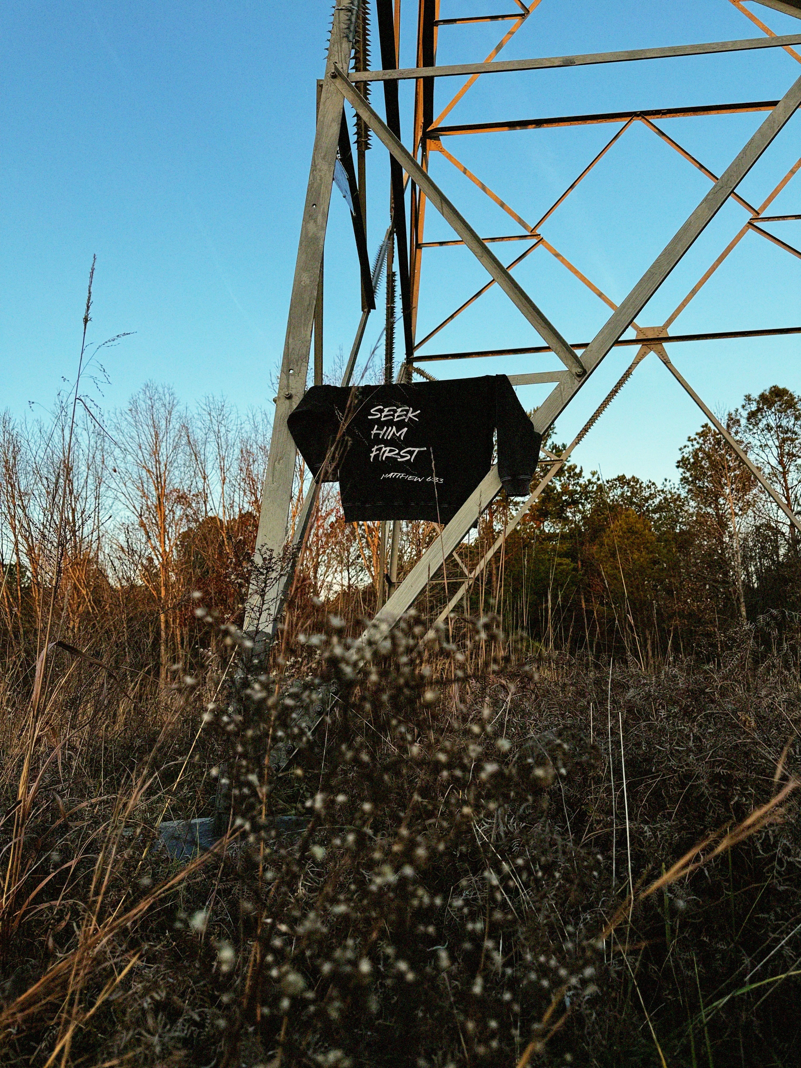 Non-Distressed "Seek Him First" Hoodie
